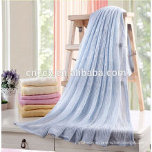 16JW638 home textile cotton blend summer hole design throw blanket